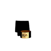 Hermes Kelly Black Leather Bracelet